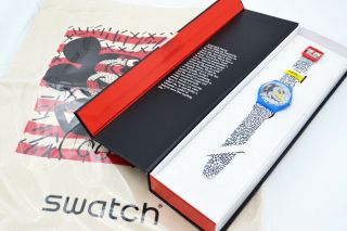 Swatch " Eclectic Mickey " Disney X Keith Haring From Japan S094