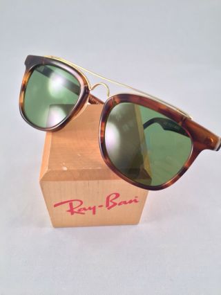 Vintage Ray Ban Bausch And Lomb Brown Tortoise Gatsby Style 5 W0937 Sunglasses