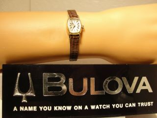Ladies Bulova Accutron,  10 K Gold Fill Case With Crown