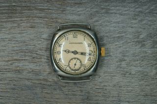 Vintage Wwi Military Trench Wristwatch Longines Parts For Repair X138
