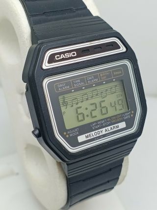 Vintage Casio Melody Alarm 408 M - 62 Sound Watch 2