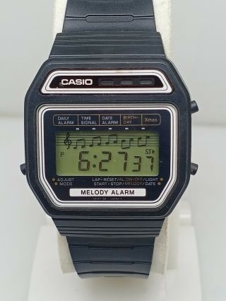 Vintage Casio Melody Alarm 408 M - 62 Sound Watch 4