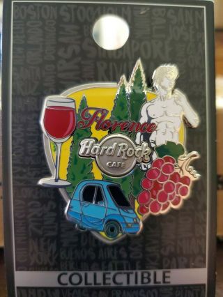 Hard Rock Cafe Florence,  Italy 2020 Core City 3d Collage Guitar Pick Pin