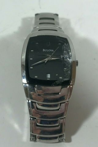 Vintage Bulova Mens Wrist Watch Model C876727