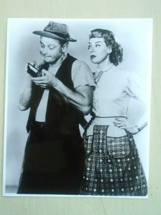 Honeymooners - B&w Photo - Norton & Trixie - Cond.  / 8 X 10 " Only One I Have
