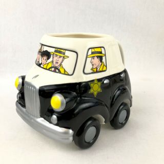 Dick Tracy Applause Rolling Police Car Coffee Mug Walt Disney Company 3d Look