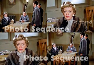 Alfred Hitchcock Presents Bette Davis Frank Albertson Photo Colorized 02