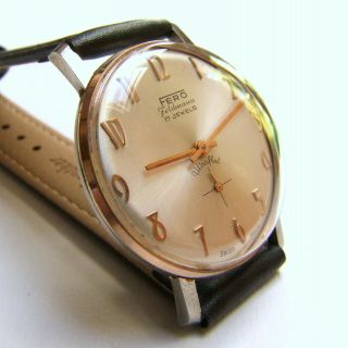 Gold Plated Fero Feldmann Ultraflat Swiss Watch From 1964 | The Swiss Beauty