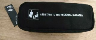 The Office Black Zipper Pencil Bag Black Assistant To The Regional Manager