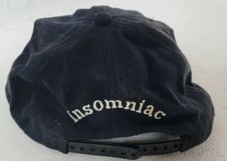 Green Day - Insomniac Embroidered Vintage 1990s Black Snapback Baseball Cap Hat