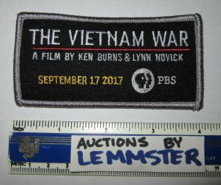 The Vietnam War A Film By Ken Burns Patch September 17 2017 Pbs Ships In Us