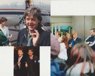 Paul Mccartney 8 X Photo Wings Beatles John Lennon George Harrison Ringo Promo