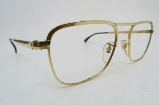 Vintage Gold Filled Henry Jullien Eyeglasses Frames Size 50 - 20 D.  Or/l France