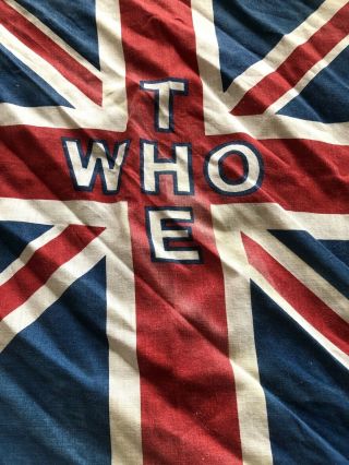 The Who 1982 American Tour Concert Bandana Flag Rock N Roll Memorabilia 2