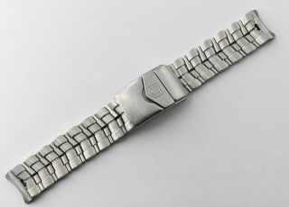 Tag Heuer 6000 Series Ba0675 - M0a 19.  5mm Stainless Steel Bracelet