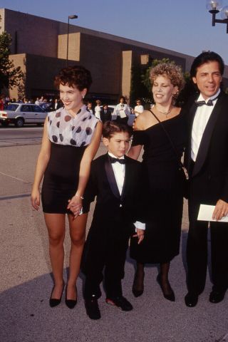 Alyssa Milano Sexy Leggy At 18 (1991) With Her Family 35mm Slide