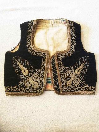 Ottoman Vest Jacket Antique Vintage 19th Century
