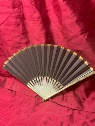 Unusual Oriental Antique Hand Fan