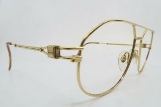 Vintage 70s Gold Filled Henry Jullien Eyeglasses Frames Mens Medium France