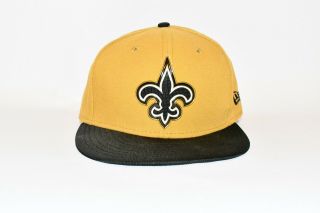 Orleans Saints Nfl Football Era 9fifty Hat/cap Size: 7 1/4 Inches