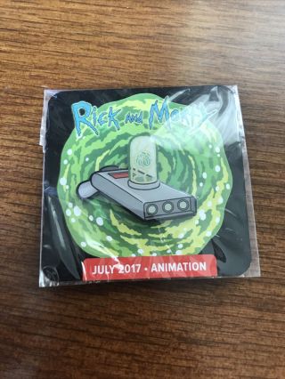 Rick And Morty - Portal Gun Pin (loot Crate Dx Exclusive) July 2017,
