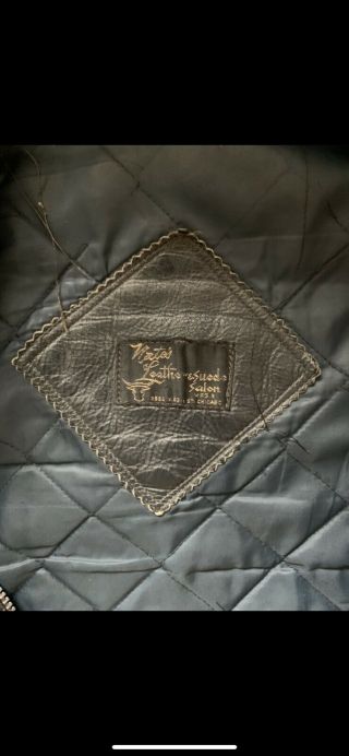 Vintage Chicago Police Leather Jacket W/black Metal Patches.  Mayhem Dark Funeral 3