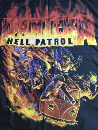 1999 Pantera Hell Patrol Cloth Poster Flag Tapestry 31x42 Winterland 2