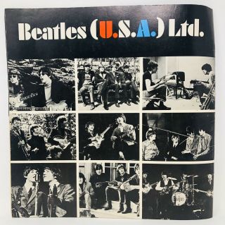 Beatles 1966 (USA) LTD Tour Program Book Vintage Memorabilia Souvenir BB21 2