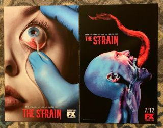 Sdcc 2015 The Strain Comic Con Exclusive Fx - Set Of 2 Posters 11x17 "
