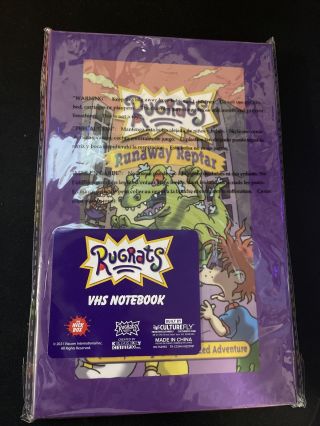 The Nick Box Rugrats Vhs Inspired Notebook Runaway Reptar