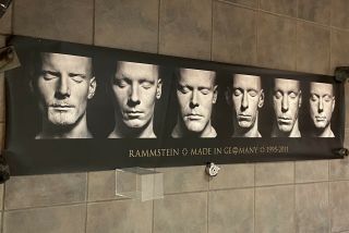 Rare Rammstein Made In Germany Giant 6 Foot Poster 1995 - 2011