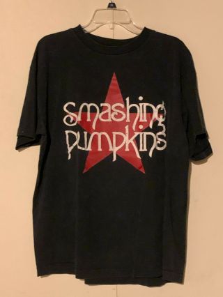 1993 Vintage Smashing Pumpkins Just Say Maybe Star T Shirt Xl 90s Rock Band
