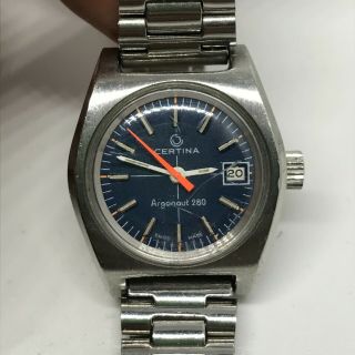 Certina Argonaut 280 24mm Automatic Vintage Women Wrist Watch Swiss Made Www04
