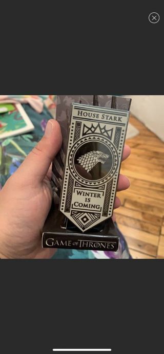 Game Of Thrones Got Stark Pin Banner