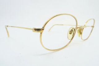 Vintage Gold Filled Morel Eyeglasses Frames Mod 6000 Size 50 - 20 France