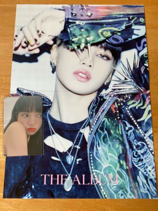 Blackpink Lisa Limited Edition The Album Poster & Photocard