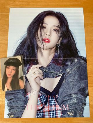 Blackpink Jisoo The Album Limited Edition Poster & Photocard