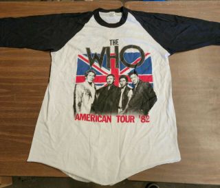 Vintage The Who 1982 American Tour 