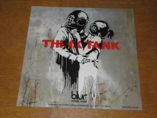 Blur - Think Tank - 2003 Uk Promo Poster / Flat - Artwork By Banksy