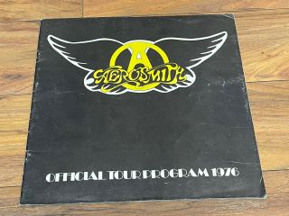 Vtg 1976 Aerosmith Toys In The Attic Tour Concert Program W T Shirt Order Form