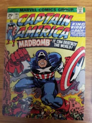 2011 Upper Deck Captain America The First Avenger C - 6 Comic Cover Card Nm -