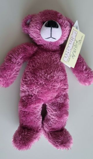 Gund Cliff Richard Teddy Bear - Purple/pink - Bnwt - Collectable And Cute