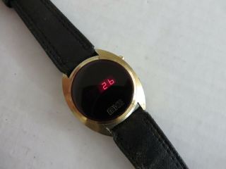Vintage Mike Digital Led Quartz Watch.  Made In Usa