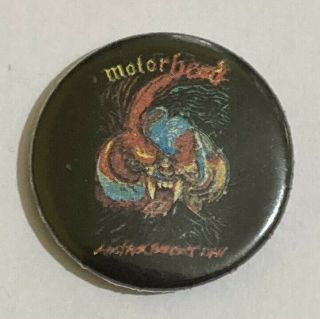 Vintage Motorhead Another Perfect Day Pin Badge 1980s