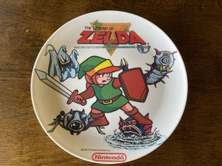 1989 Legend Of Zelda Plate Nintendo Nes Peter Pan