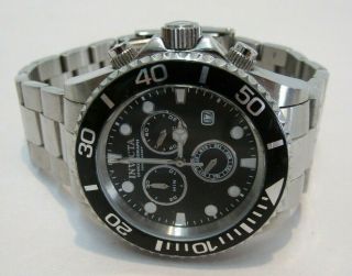 Mens Invicta Chronograph Watch Pro Diver 10050 Needs Battery