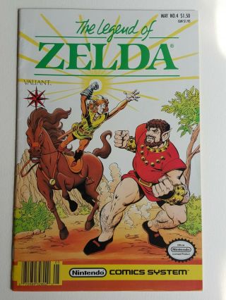 The Legend Of Zelda 4 Valiant Nintendo Comics System