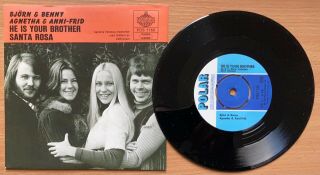 Abba Bjorn Benny Anna Frida He Is Your Brother 2014 Eu 7 " As - N.  M.  /n.  M.
