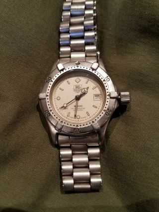 Tag Heuer Womens 2000 Professional Very Silver Face 962.  208
