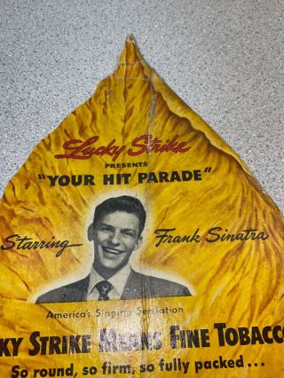 Rare Frank Sinatra LUCKY STRIKE Tobacco Leaf FAN Club Member Card 2